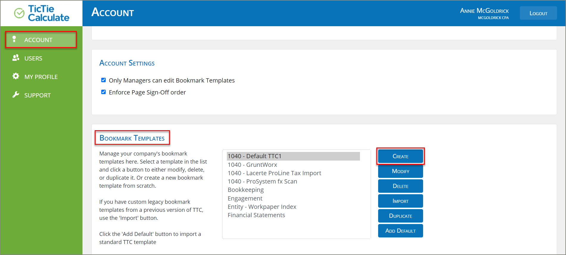 Building Your Own Bookmarking Template Tic Tie Calculate